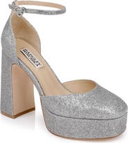 Badgley Mischka Collection Jayda Ankle Strap Platform Pump