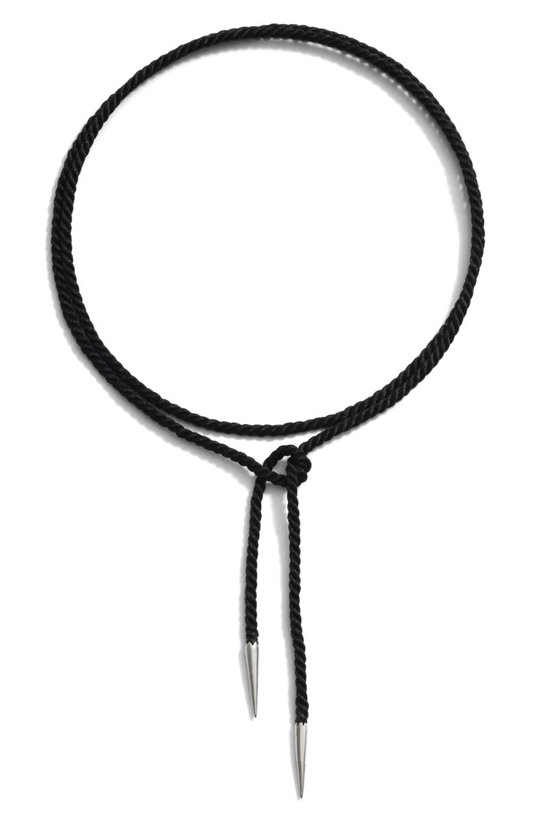 Awe Inspired Twisted Cord Necklace, Main, color,