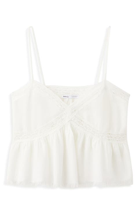 <p>Kids' Fringe Detail Cotton Shell </p>
