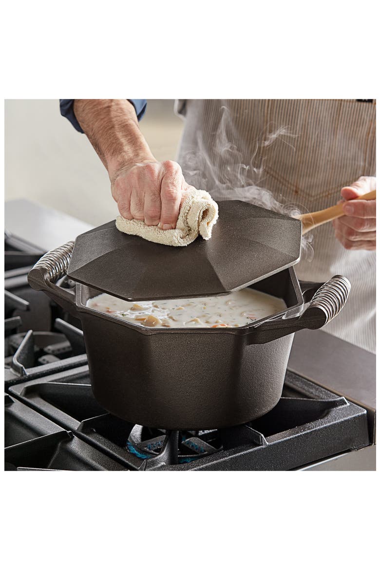 5-Quart Cast Iron Dutch Oven, Alternate, color, BRONZE