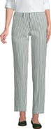 Lands' End Mid Rise Classic Straight Leg Chino Ankle Pants
