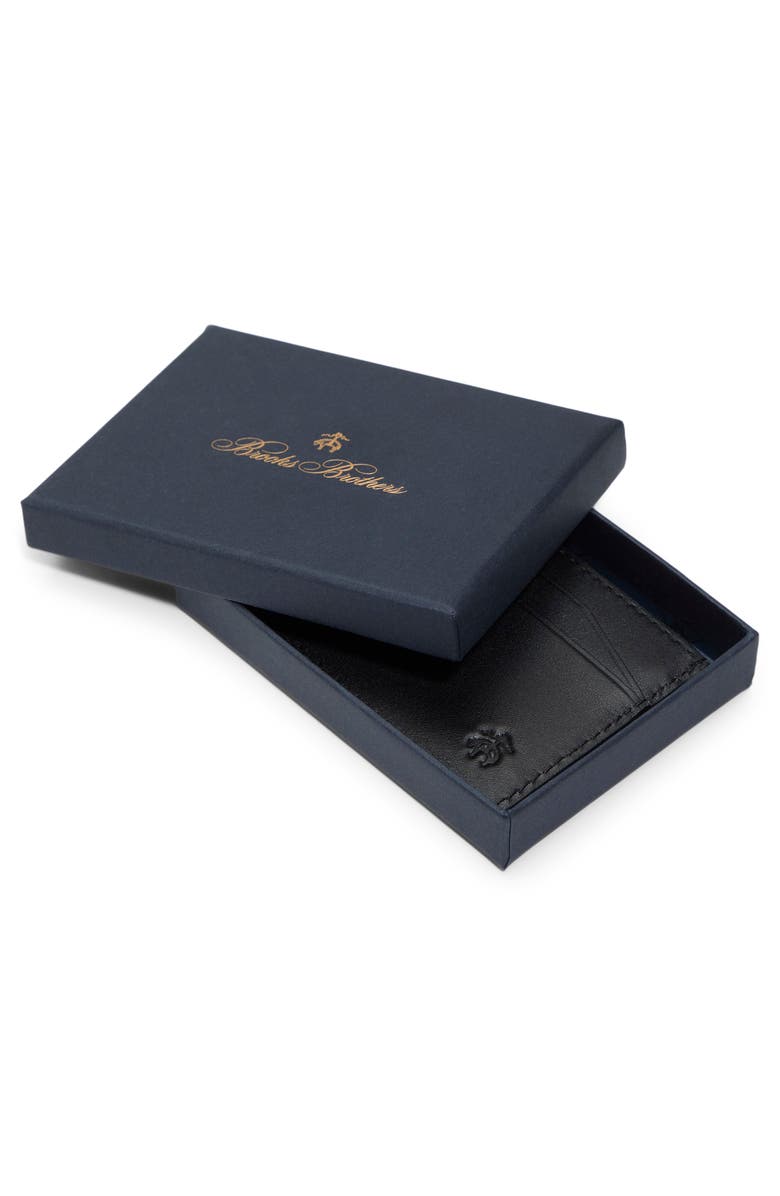 Brooks Brothers Coronado Card Case, Alternate, color, Black