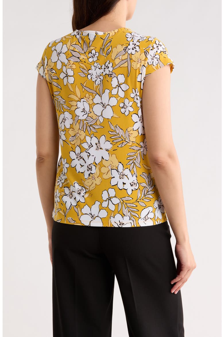 Cowl Neck Top, Alternate, color, BUTTERSCOTCH MULTI