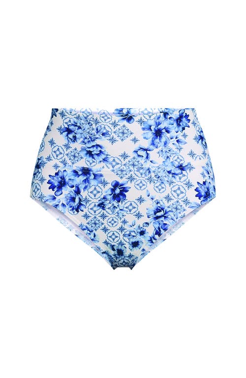 Lands' End Chlorine Resistant Pinchless High Waisted Bikini Bottoms