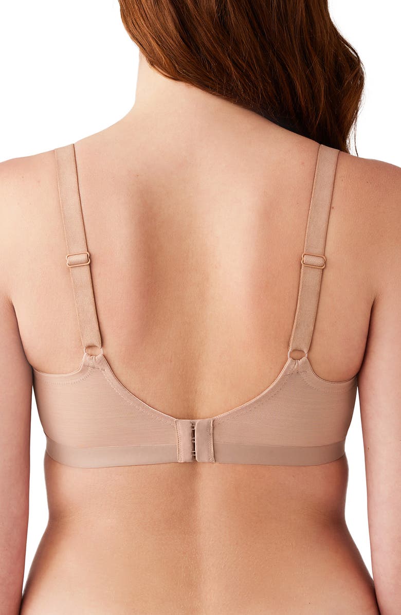Wacoal Shape Revelation Shallow Top T-Shirt Bra, Alternate, color, Praline