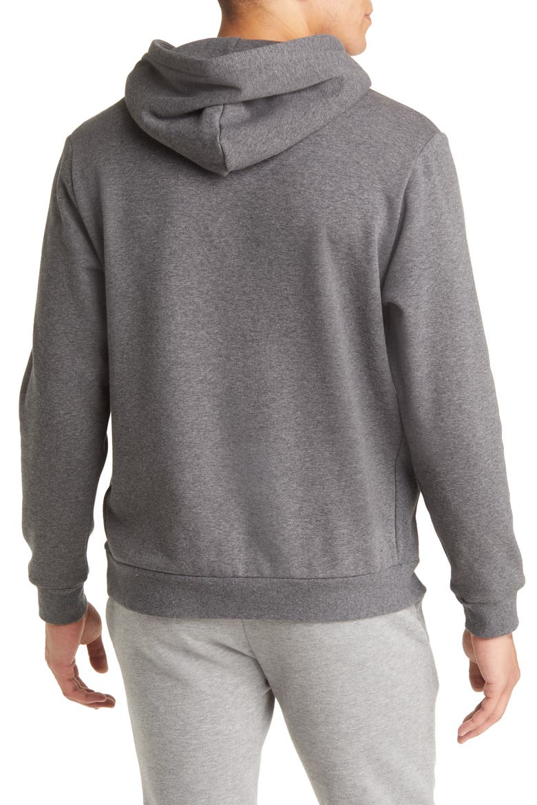 Dax Stretch Fleece Hoodie, Alternate, color, CHARCOAL HEATHER