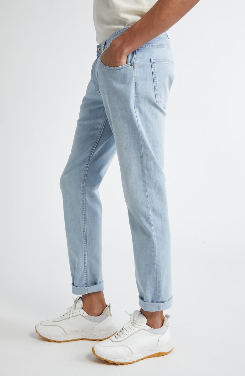 Eleventy Slim Leg Stretch Jeans, Alternate, color,