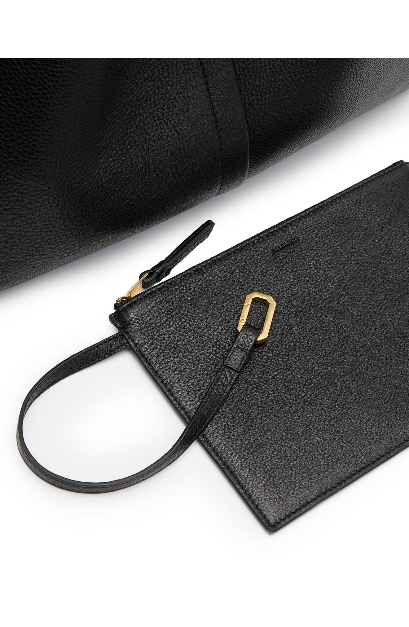 AllSaints Allington Leather Tote, Alternate, color, 