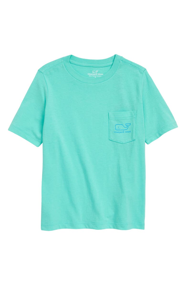 vineyard vines Kids' Glow in the Dark Vintage Whale Graphic Pocket Tee, Main, color,