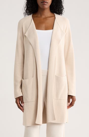 Barefoot Dreams ® Cozychic Ultra Lite® Open Front Cardigan In White