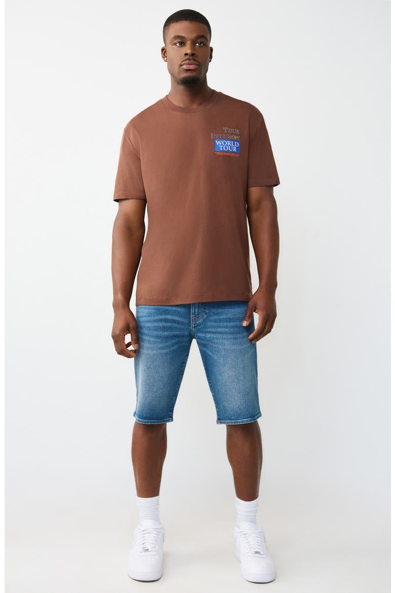 Ricky Denim Shorts, Alternate, color, MEDIUM NEPTUNE