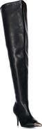 AZALEA WANG Donato Pointed Toe Over the Knee Boot
