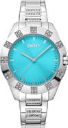 DKNY Crystal Bezel Bracelet Watch