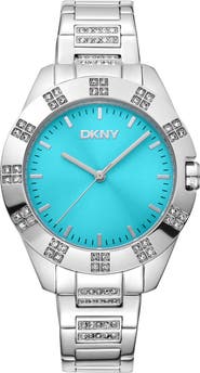DKNY Crystal Bezel Bracelet Watch