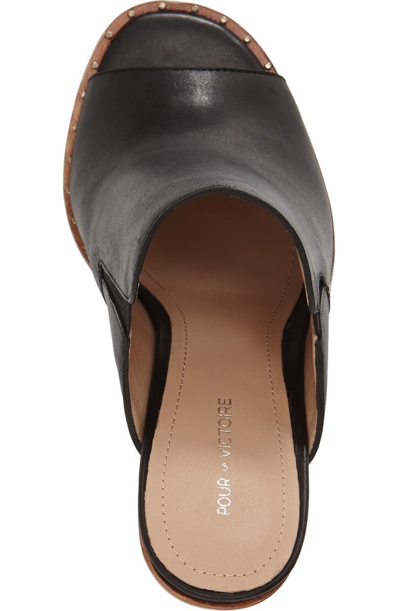 Pour la Victoire 'Geo' Studded Mule, Alternate, color,