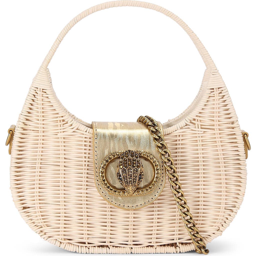 Kurt Geiger London Small Chelsea Basket Hobo Bag In Brown