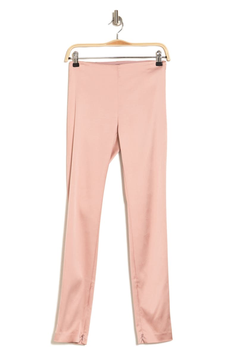Theory Zip Cuff Skinny Pants, Alternate, color, Chalk Pink