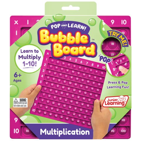 Multiplication Pop and Learn Bubble Board