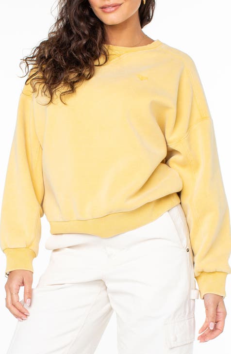 Women s Yellow Sweatshirts Hoodies Nordstrom