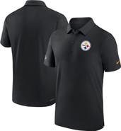 Nike Men's Nike Black Pittsburgh Steelers Sideline Coaches Performance Polo