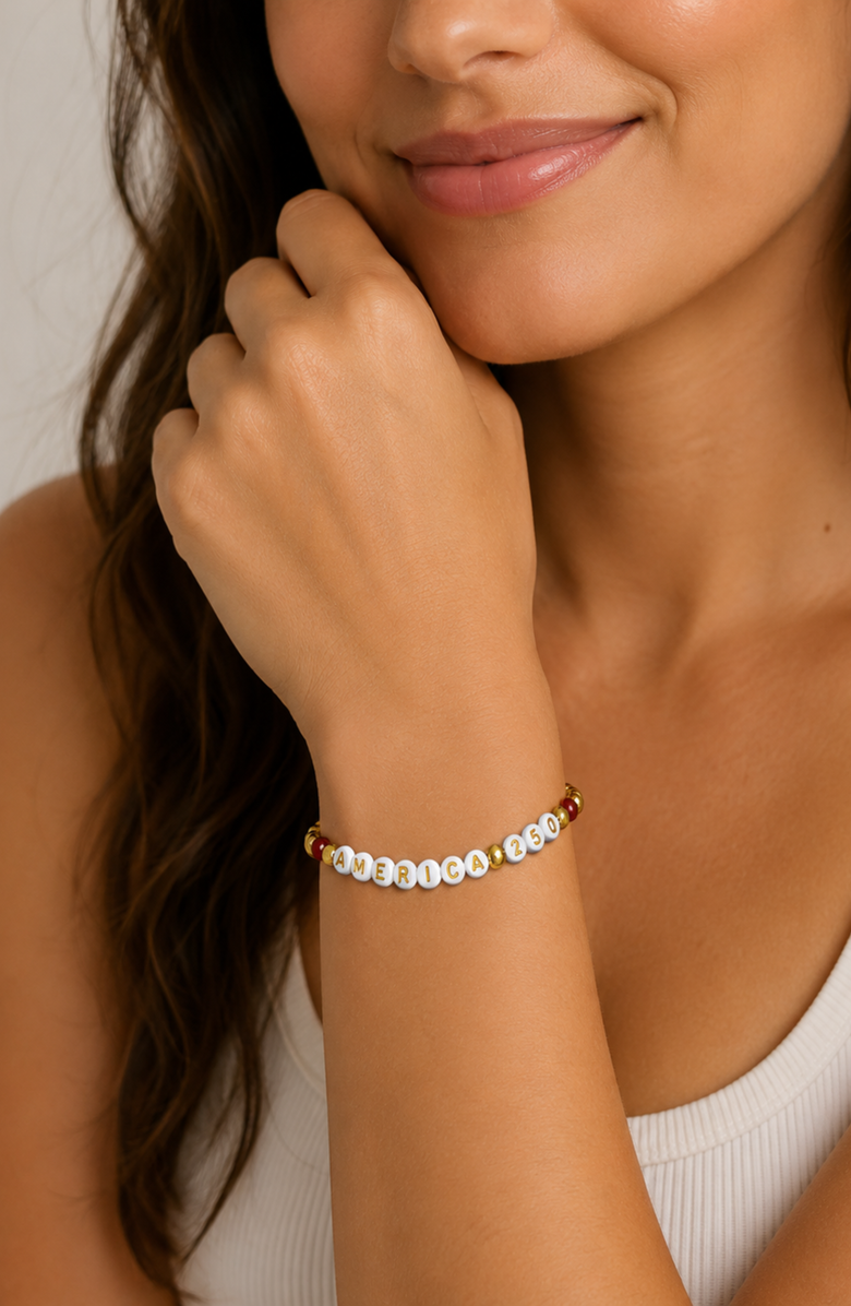 Emma Rae America 250 Gold Filled Bracelet, Alternate, color, Metallic Gold