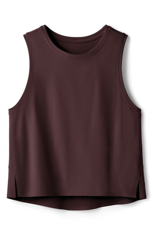 Rhone Serene Crop Performance Tank In Brown