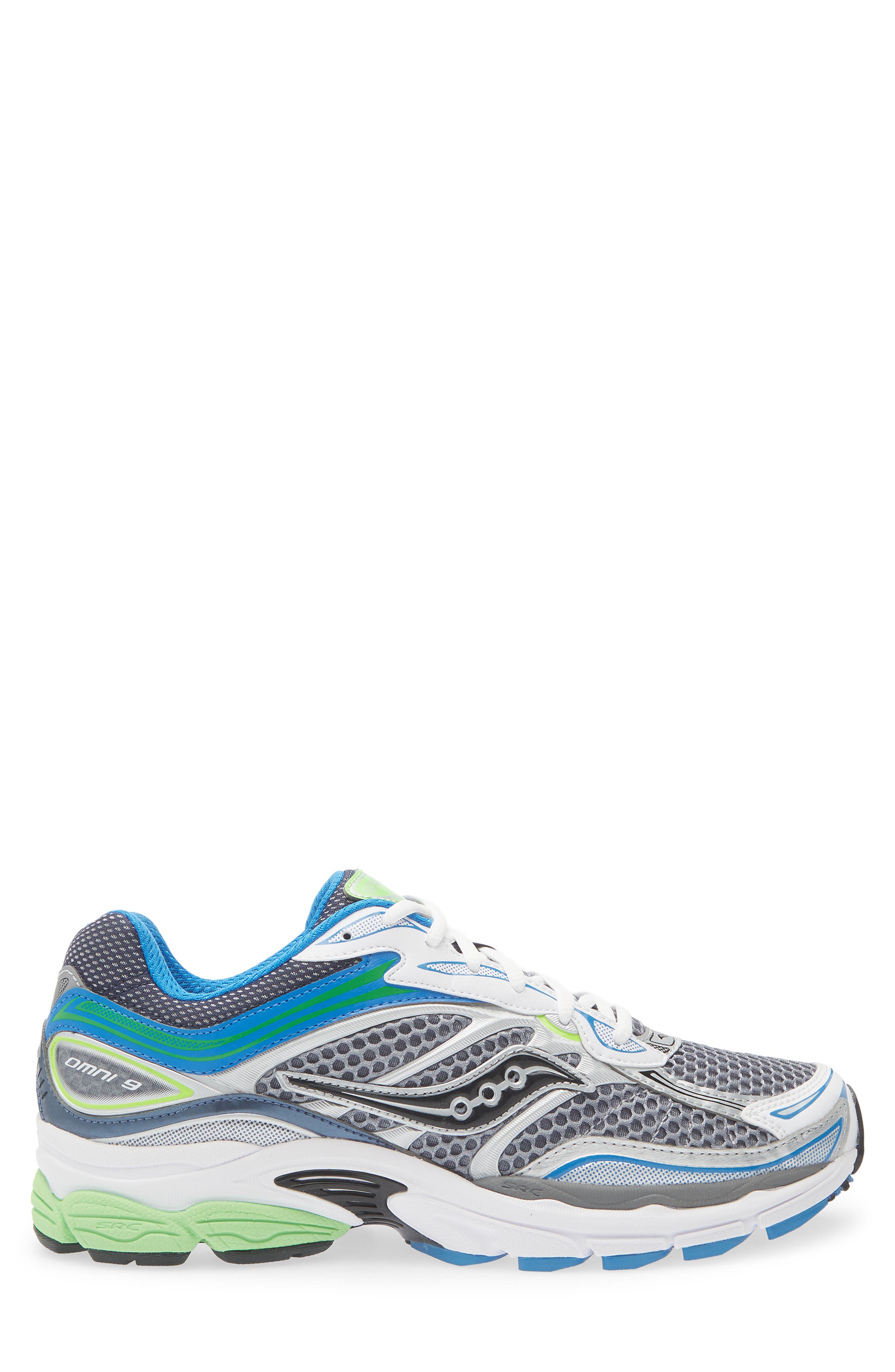 Saucony Gender Inclusive ProGrid Omni 9 Sneaker, Alternate, color, Grey/ Slime