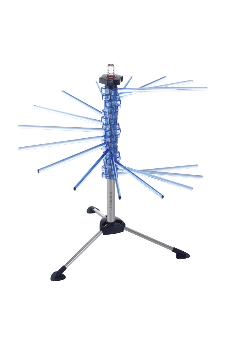 Marcato Atlas Collapsible Pasta Drying Rack, Made In Italy, Main, color, Blue
