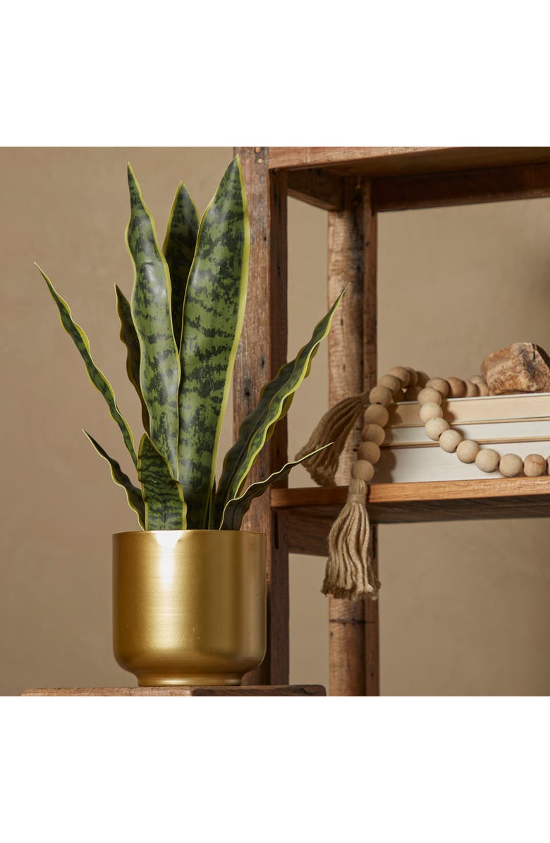 Novogratz Artificial Potted Snake Plant, Alternate, color,