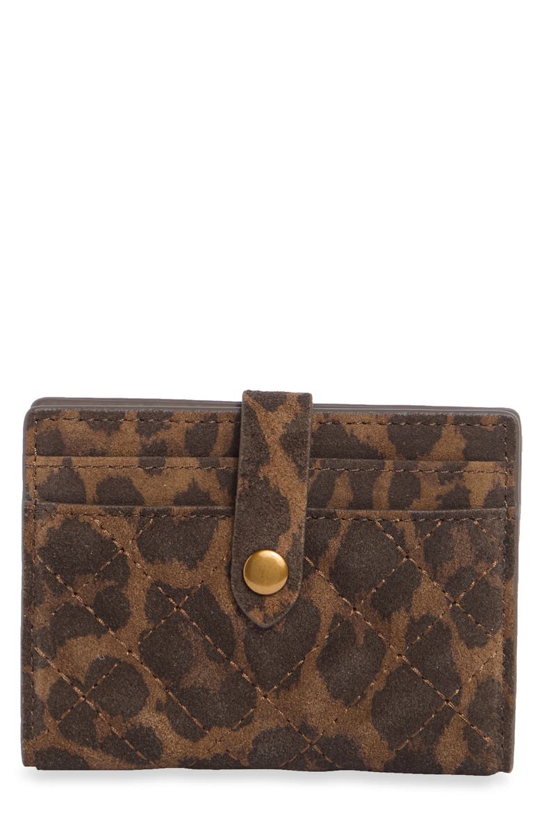 Mini Brixton Bifold Wallet, Main, color, BROWN LEOPARD