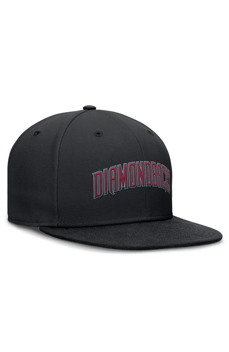 Nike Men's Nike Black Arizona Diamondbacks True Performance Fitted Hat, Alternate, color, Black
