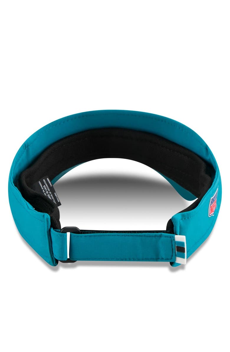 New Era Men's New Era Teal Jacksonville Jaguars 2025 Sideline Visor, Alternate, color, Teal