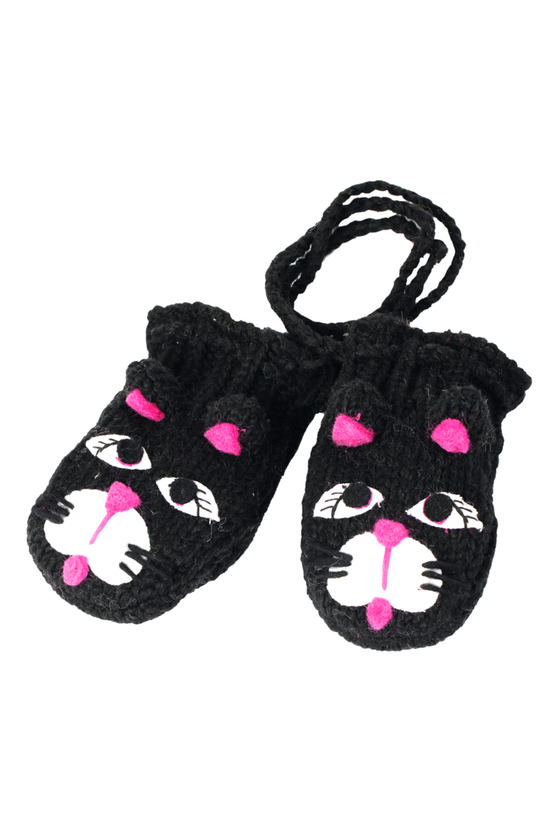 New Cat Mittens, Main, color, Black
