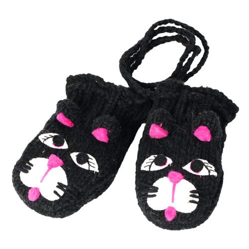 Nirvanna Designs New Cat Mittens In Black