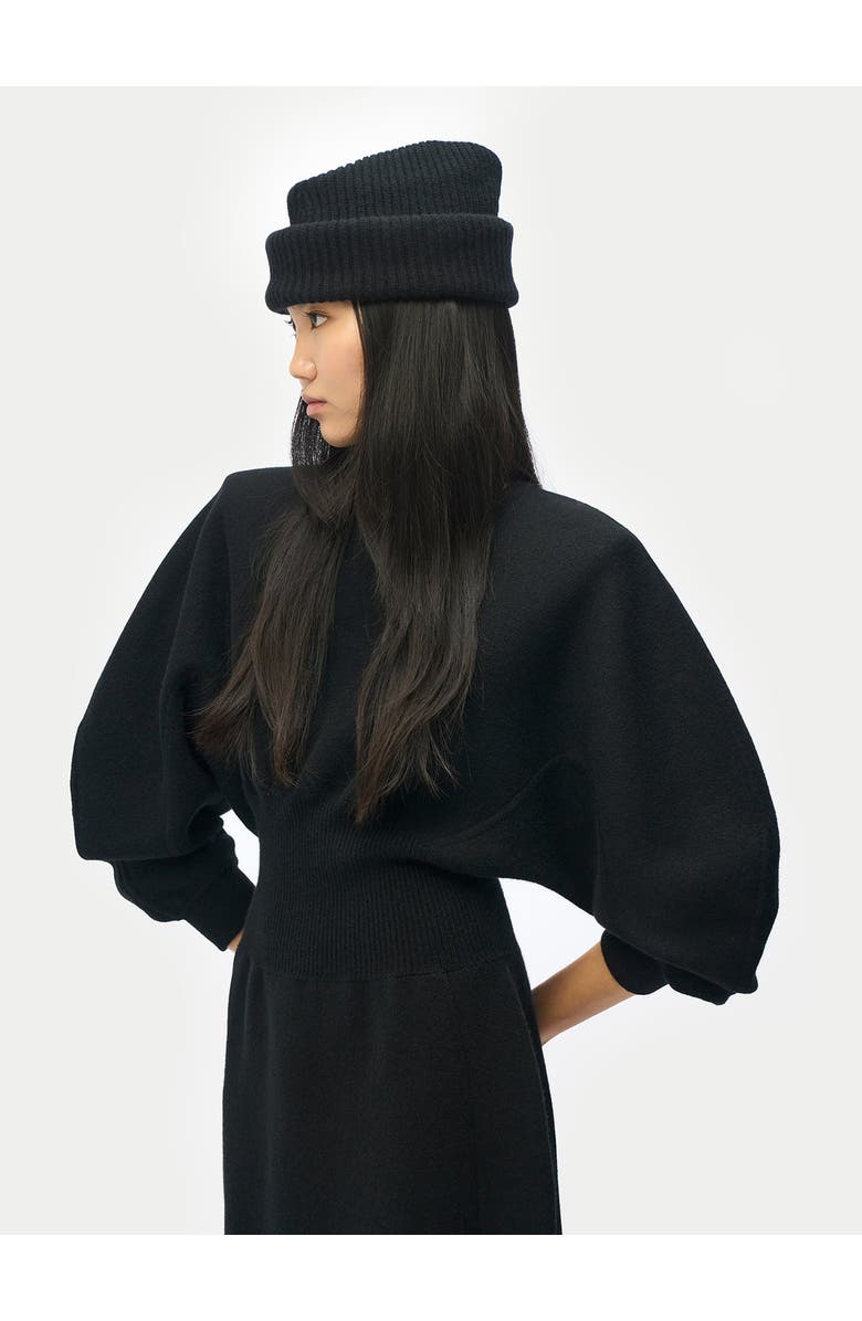 Gobi Cashmere Unisex Cashmere Grandpa Hat, Alternate, color, Charcoal