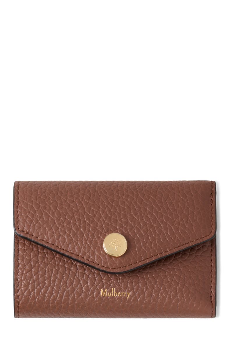 Mulberry Folded Multi-Card Wallet, Main, color, Bright Oak
