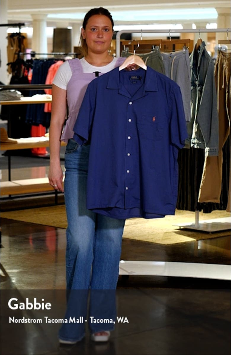 Classic Fit Short Sleeve Button-Up Shirt, sales video thumbnail