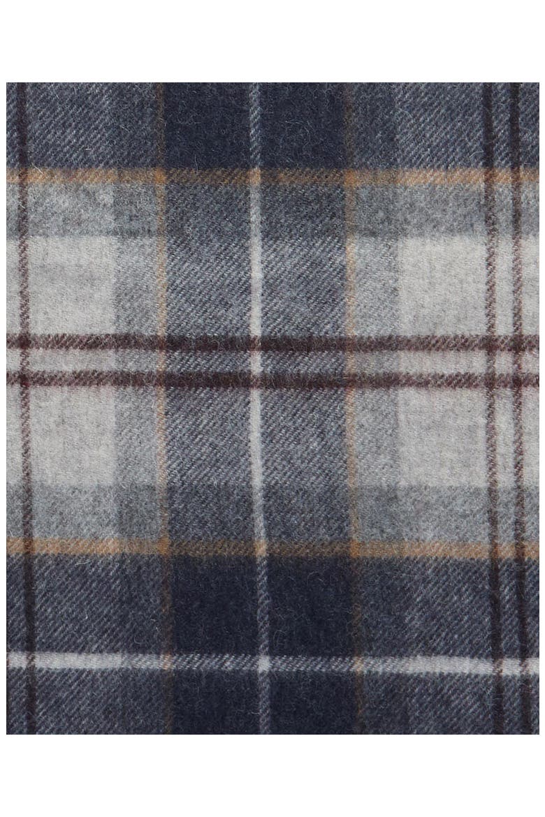 Wool & Cashmere Scarf, Alternate, color, GREY MIDNIGHT TARTAN