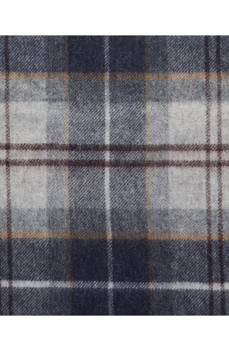 Barbour Wool & Cashmere Scarf, Alternate, color, Grey Midnight Tartan