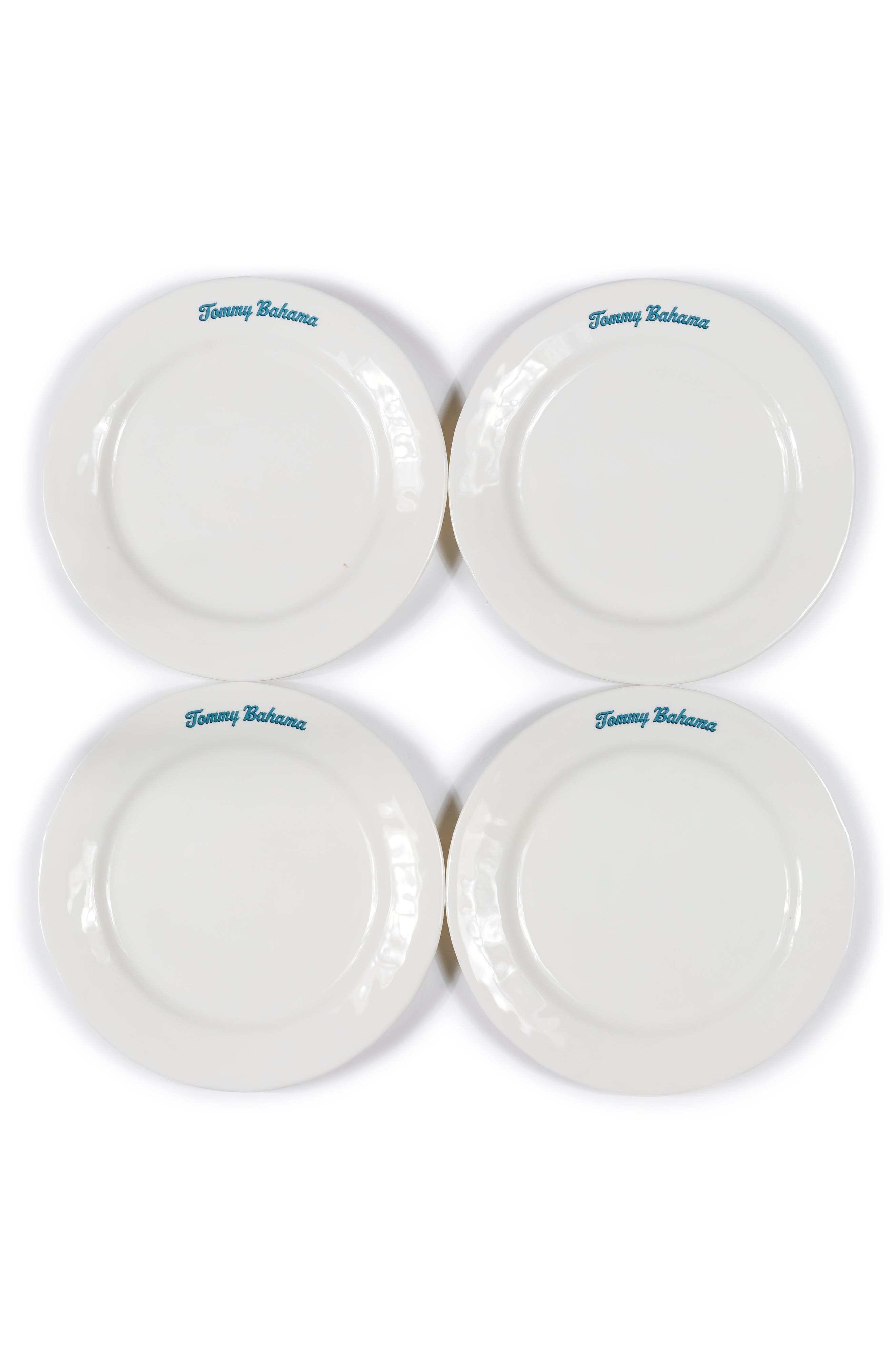 Tommy Bahama Hammered Trim Set of 4 Dinner Plates | Nordstromrack