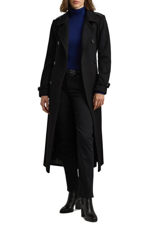 Women s Black Trench Coats Nordstrom