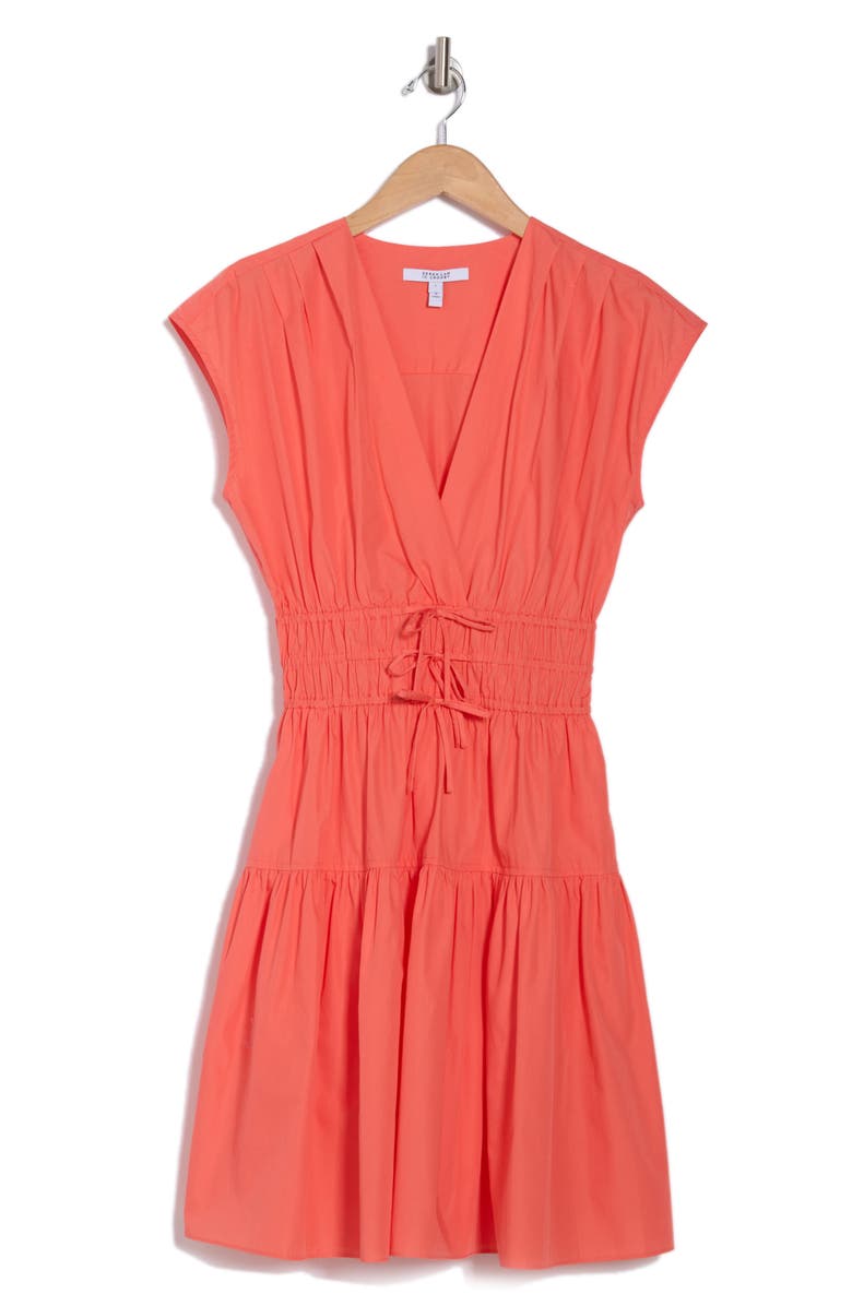 Derek Lam 10 Crosby Tora Fit and Flare Cotton Dress, Alternate, color,