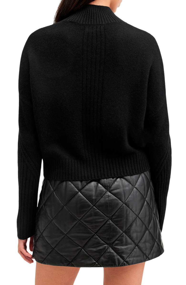 AllSaints Ines Cashmere & Wool Turtleneck Sweater, Alternate, color, 