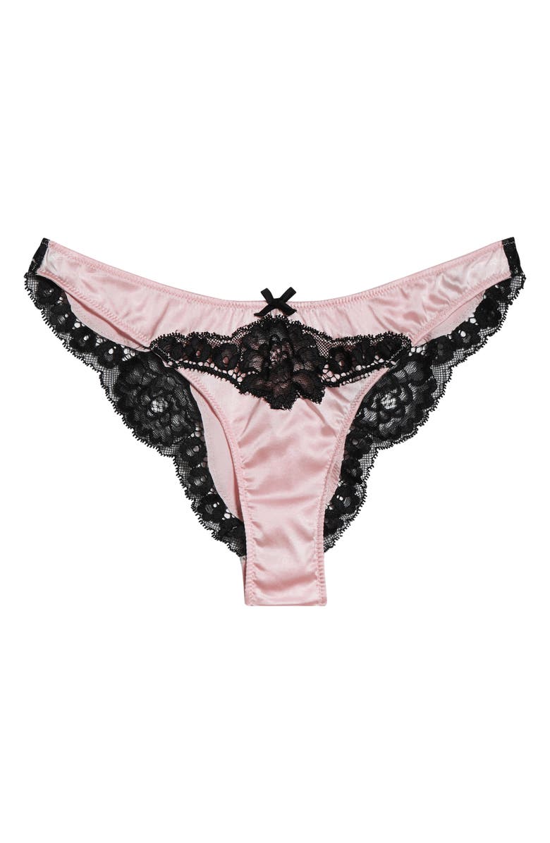 Fleur Du Mal Eve Cheeky Briefs, Alternate, color, Baby Rose