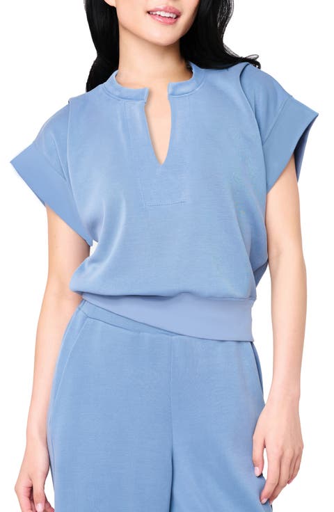 Cloud Scuba Knit Top