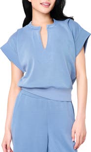 GIBSONLOOK Cloud Scuba Knit Top