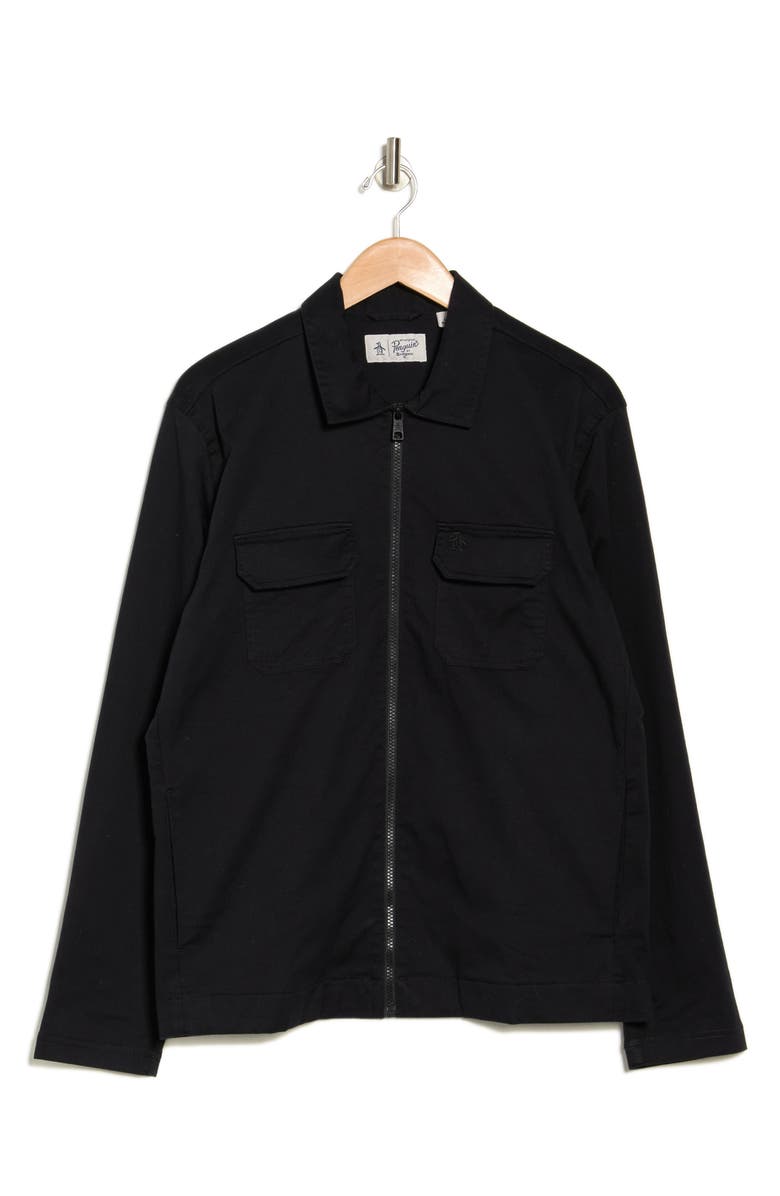 Original Penguin Cotton Twill Jacket, Alternate, color, 