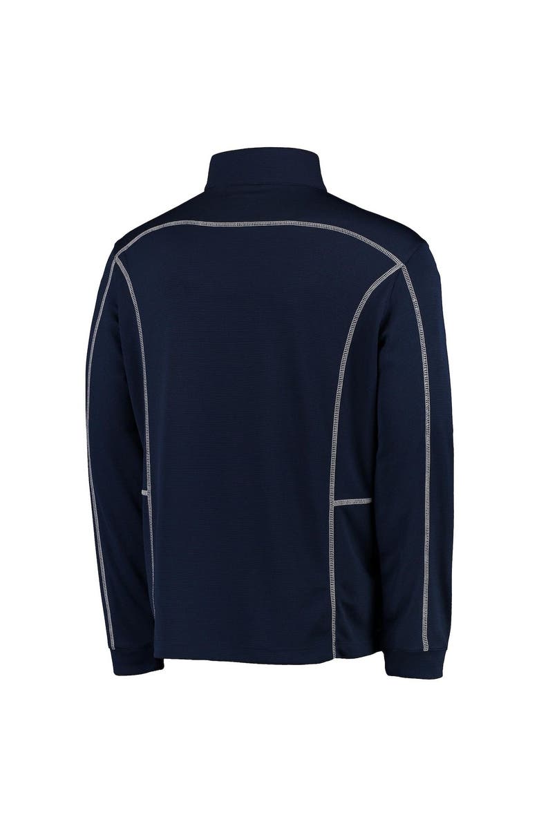 Columbia Men's Columbia Golf Navy GA Tech Yellow Jackets Shotgun Omni-Wick Quarter-Zip Pullover Jacket, Alternate, color,