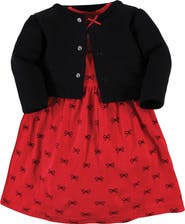 Hudson Baby Quilted Cardigan and Dress