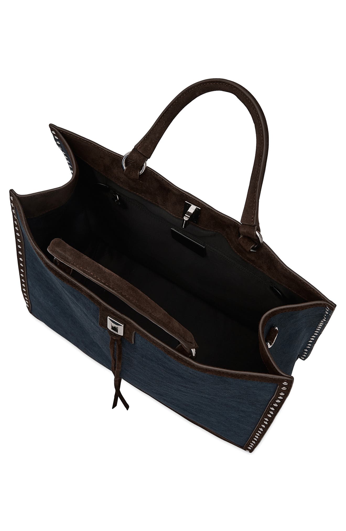 Rebecca Minkoff Darren Surplus Tote Bag, Alternate, color, Blue Denim/ Fondant